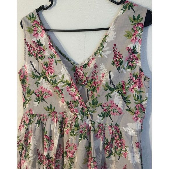 💖 LAZYBONES Floral V Neck Sleeveless Mini Dress SMALL - Picture 5 of 8